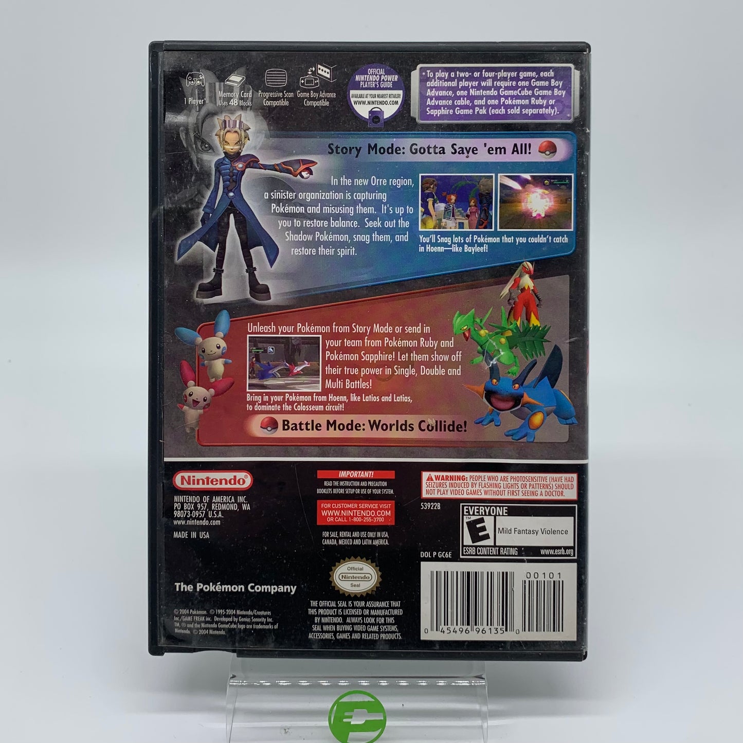 Pokemon Colosseum (Nintendo GameCube, 2004)