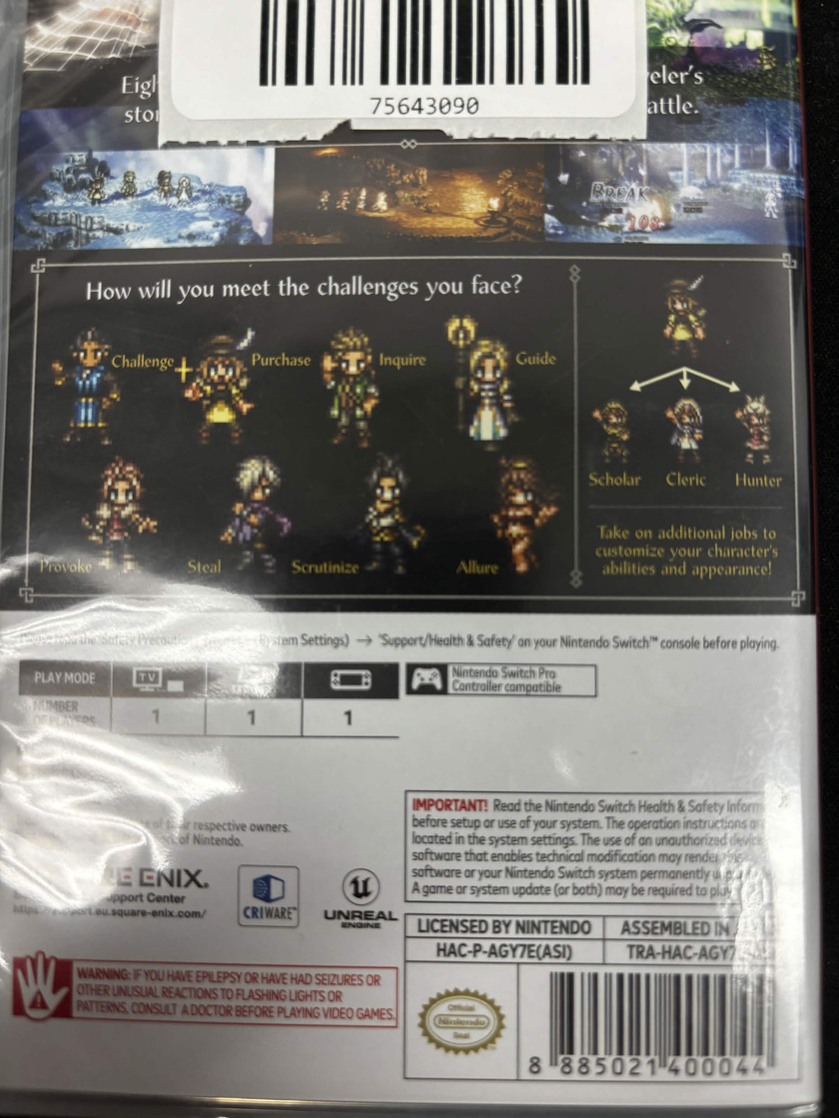 New Octopath Traveler (Nintendo Switch, 2018)