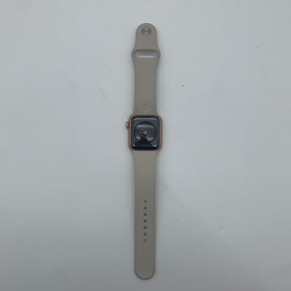 Factory Unlocked Apple Watch SE 1st Gen 40MM Gold Aluminum Nude Sport Band A2353