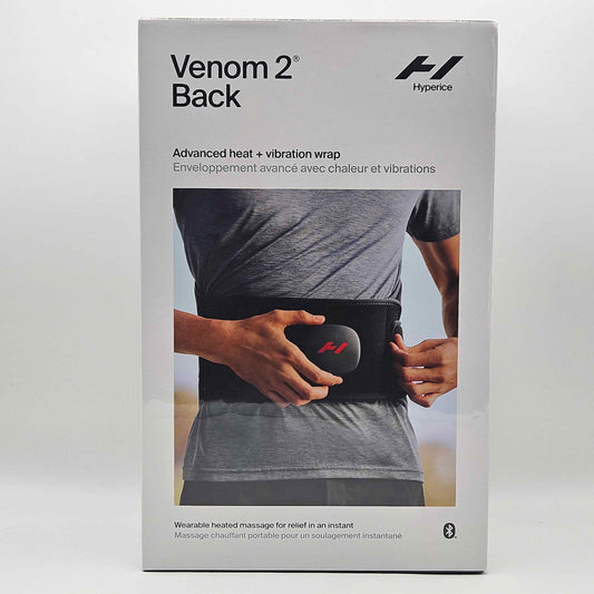 New HYPERICE Venom 2 Back Advanced Heat + Vibration Wrap V20001