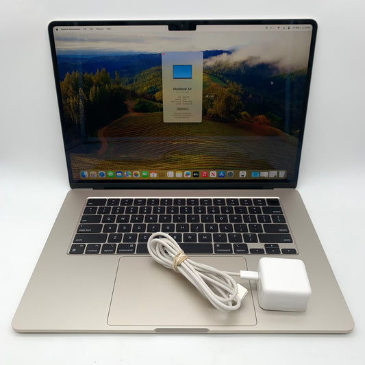 2023 Apple MacBook Air 15.3" M2 8C GPU 3.5GHz 8GB RAM 256GB SSD A2941