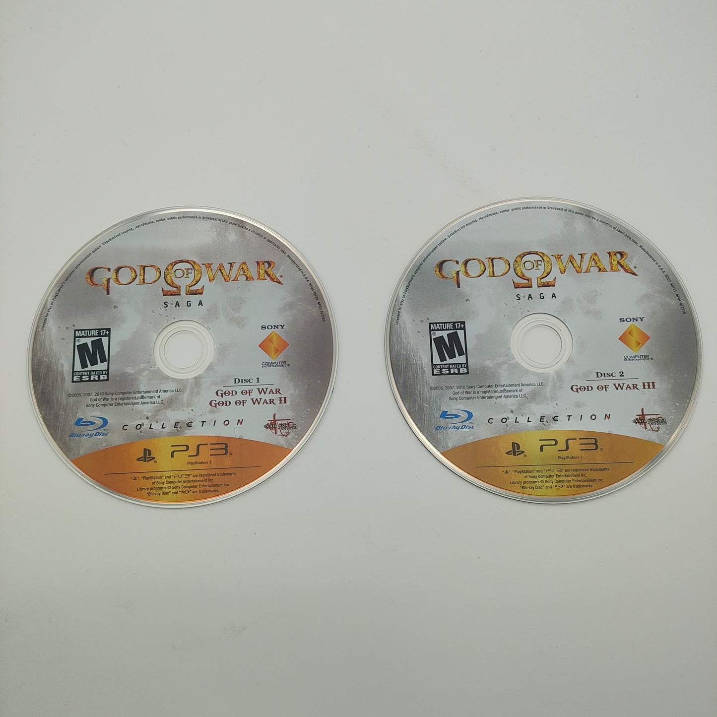 God of War Saga Dual Pack  (Sony PlayStation 3 PS3,  2012)